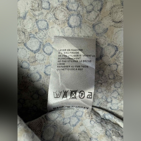 Di Nero Button Down Longsleeve Tan/Blue/White Size Large Men’s size large EUC - Picture 8 of 9